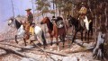 Prospección de ganado Vaquero Frederic Remington